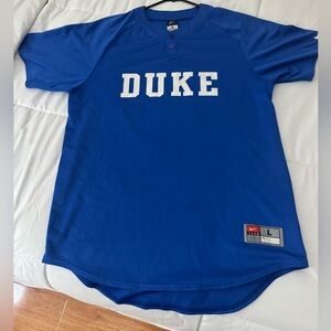 Nike Duke Blue Devils Dri-FIT Baseball Jersey Men’s size Large